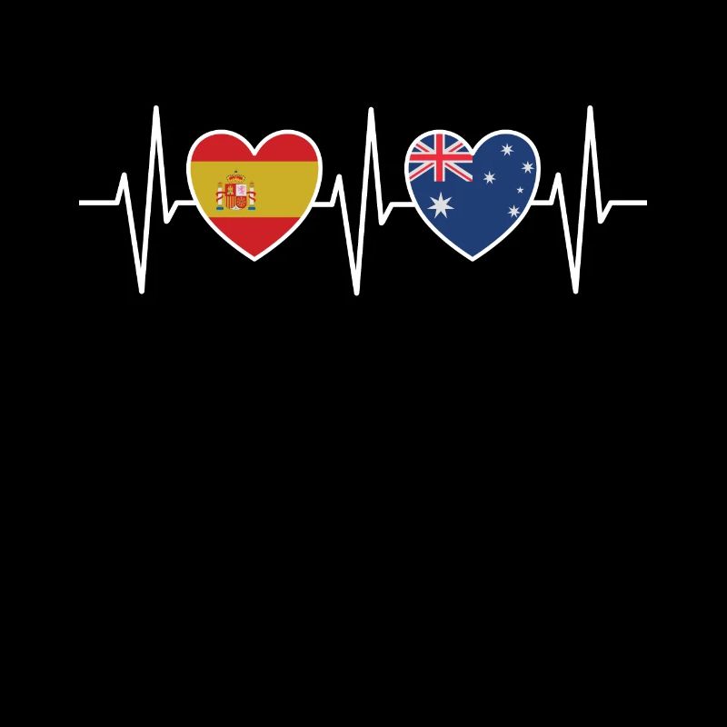 Spain and Australia Australian flag flags