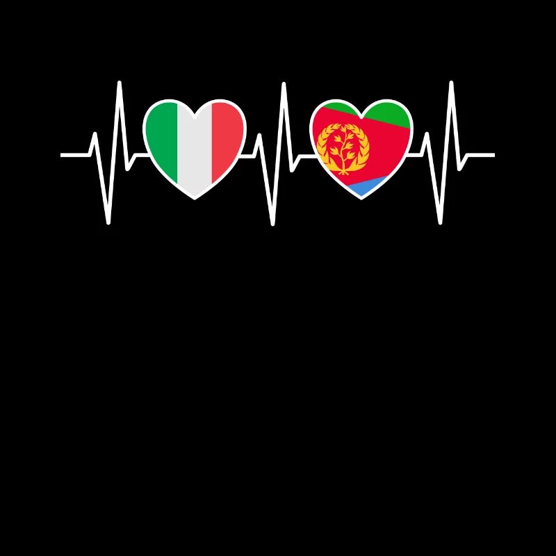 Italie et Érythrée Drapeaux du drapeau érythréen