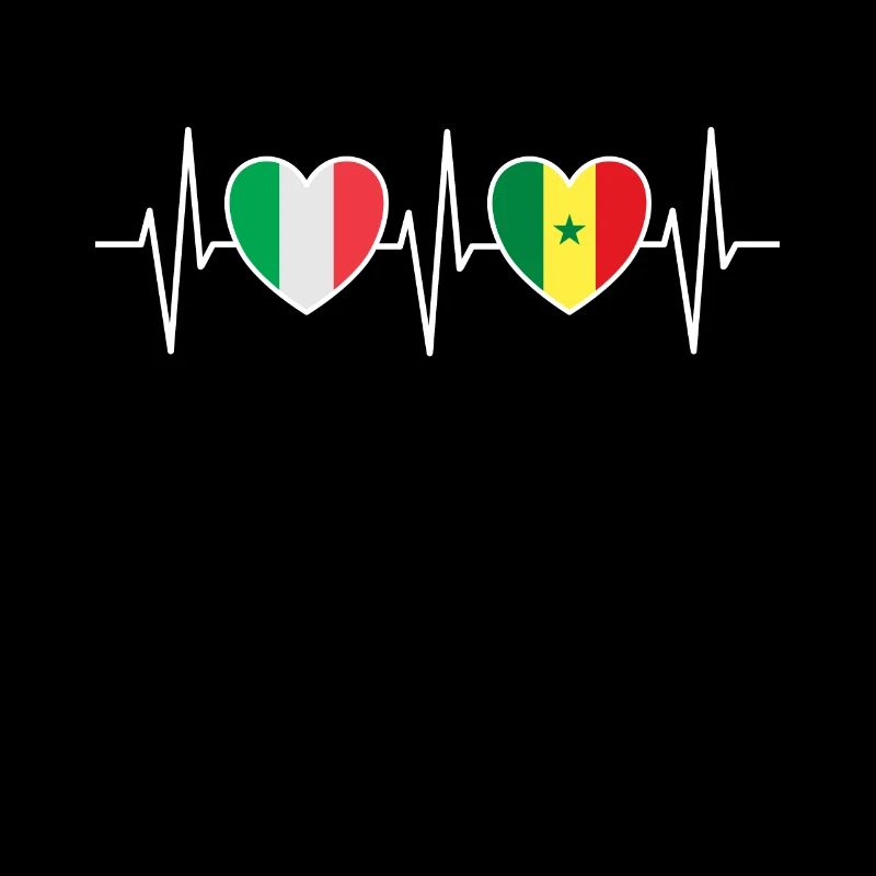 Italie et Sénégal Drapeau sénégalais Drapeaux
