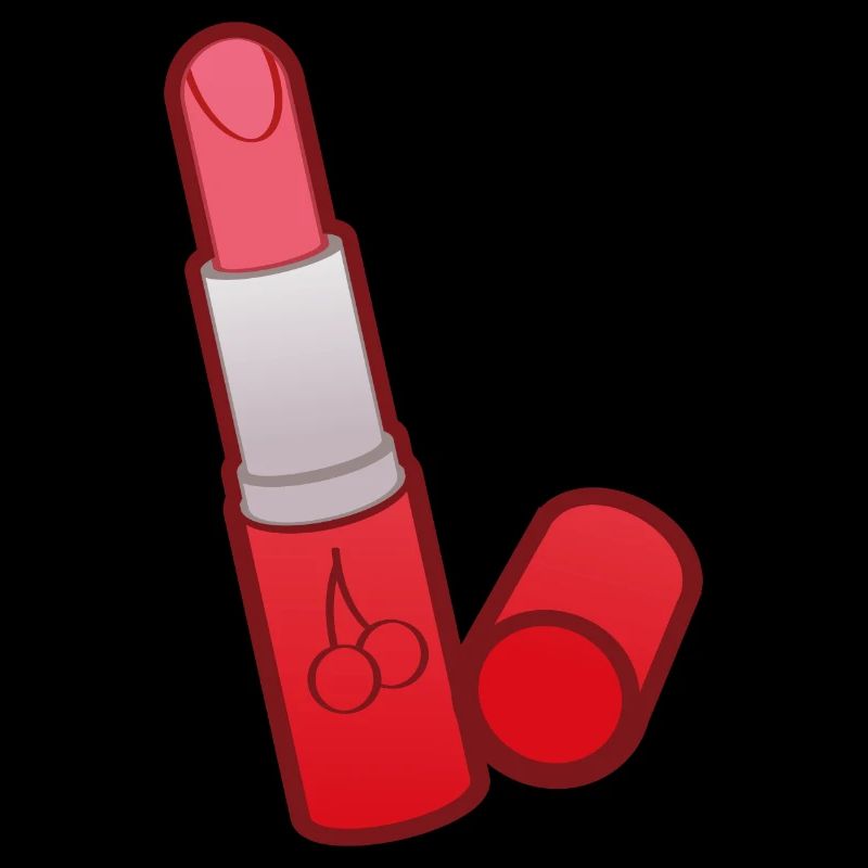 Niedliche Zeichnung Vectoring Lippenstift Kirsche