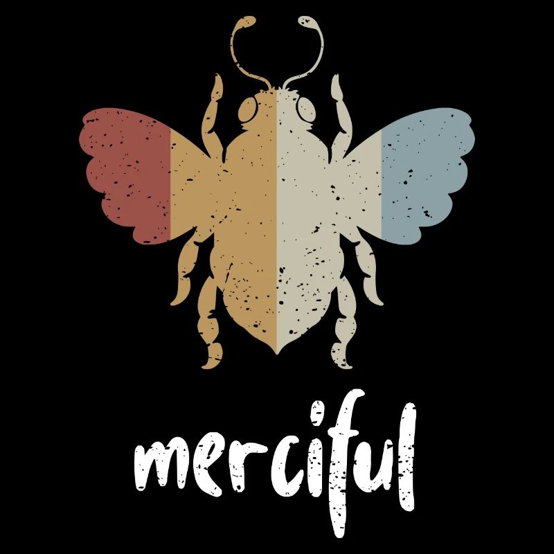Retro Bee Merciful Biene Be Merciful