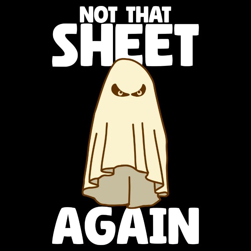 Femmes Pas ce drap à nouveau Ghost Retro Halloween