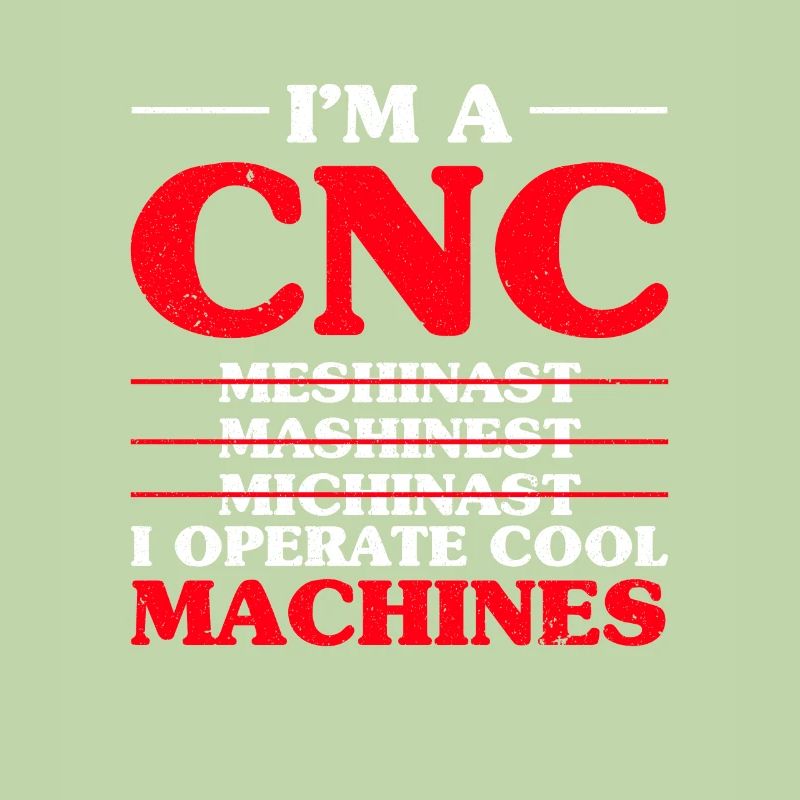 Mechanic CNC operator CNC milling cutter