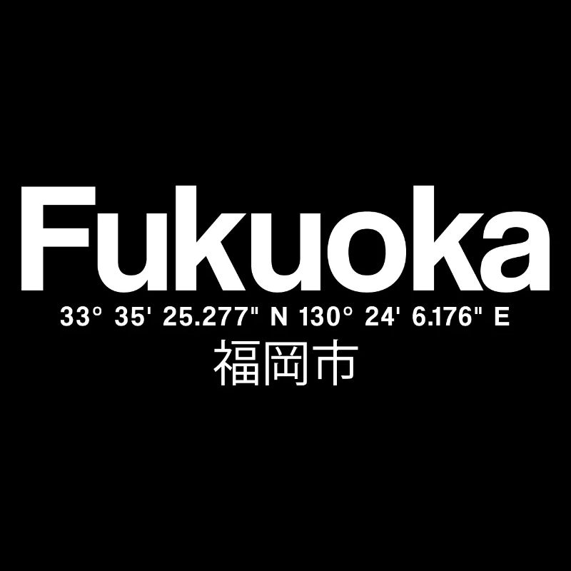 Fukuoka Skyline Coordinates