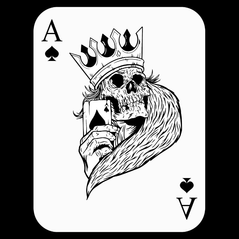Ass Poker Pik Geschenk Karten
