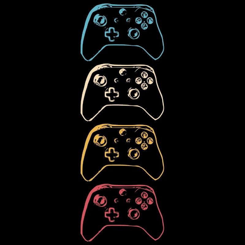 Gamer Controller Gaming rétro Jeux vidéo Jeu 3