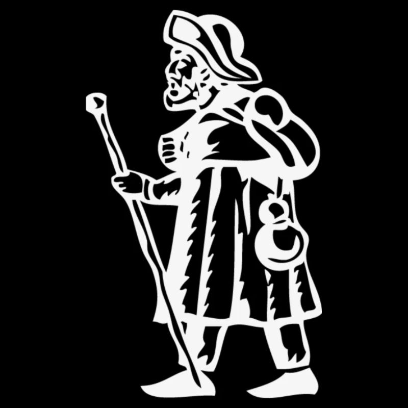 Pilgrim Compostela wht