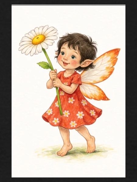 Daisy Fee mit Blume