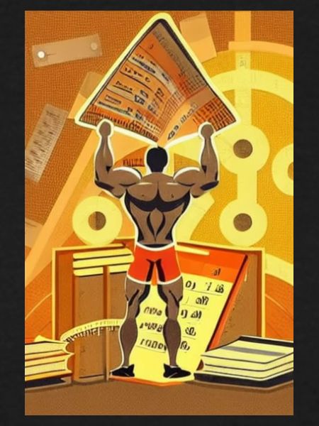 Bodybuilder pose