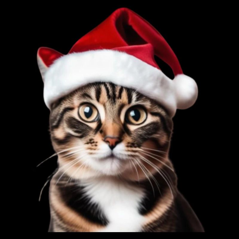 Weihnachts-Katze
