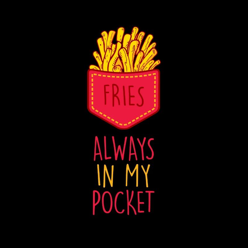 Pommes immer in der Tasche dabei