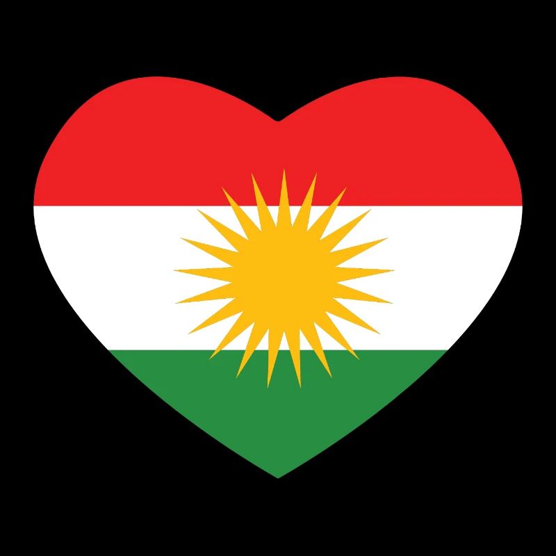 Kurdistan Flagge Bakur Bashur Rojava Rojhlt Newroz