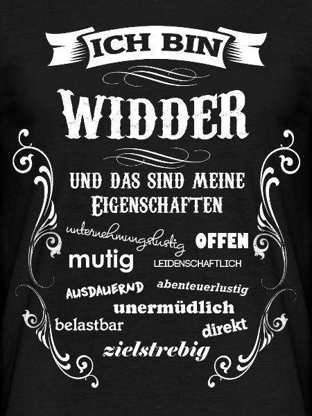 WIDDER - STERNZEICHEN