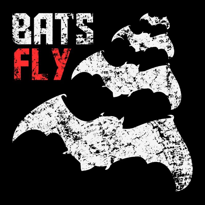 Bats Fly - Bat - Bat - Design