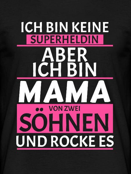 Mama von zwei Söhnen