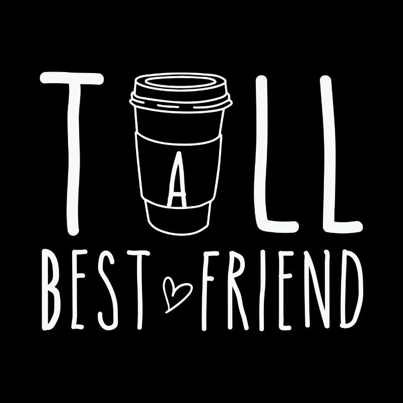 Lange beste vriend grappig koffieontwerp