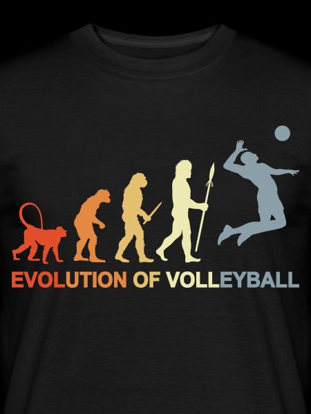 Evolution eines Volleyballspielers