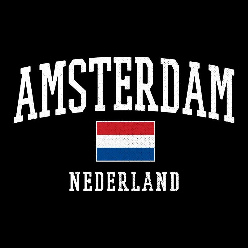 Conception du drapeau Amsterdam NL