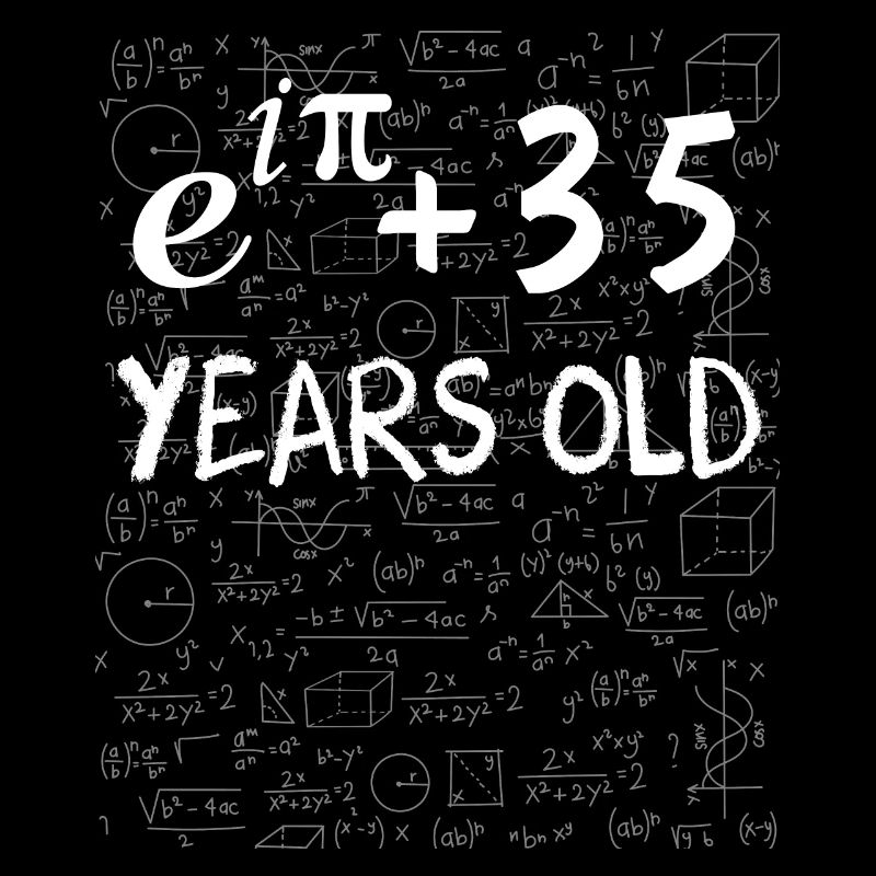 34th birthday 34 years old Euler Identity math