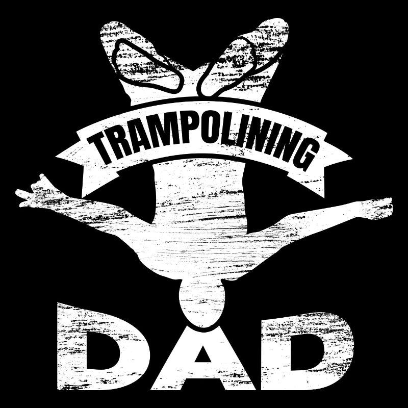 Père sauteur trampoline