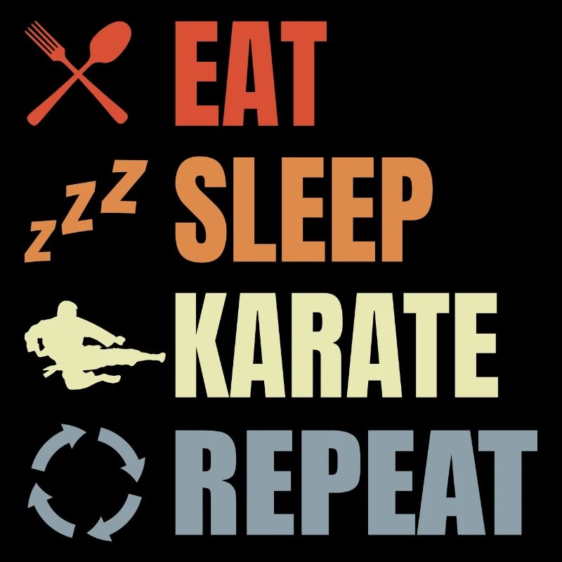 Manger, dormir, répéter le karaté