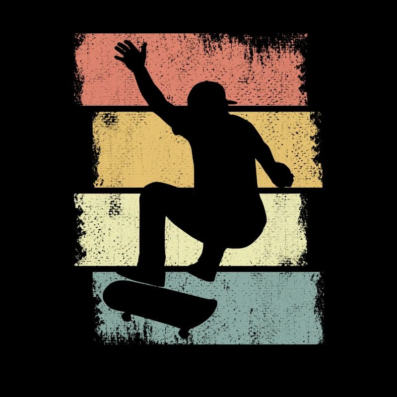 Dessin de garçon de skateboard