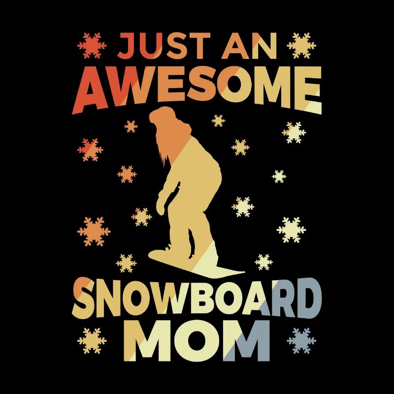 Maman de snowboard