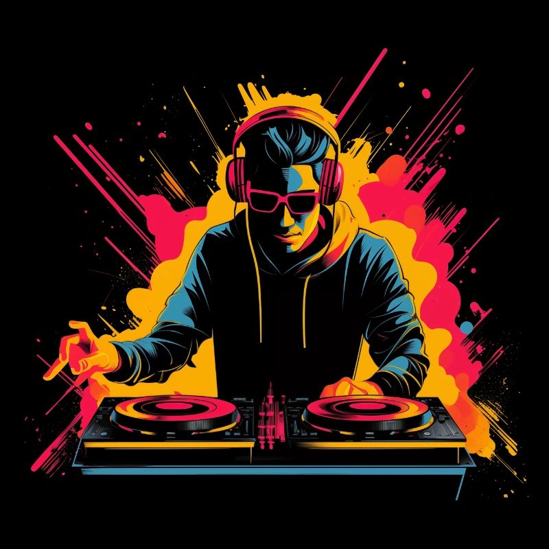DJ Synthwave des années 90