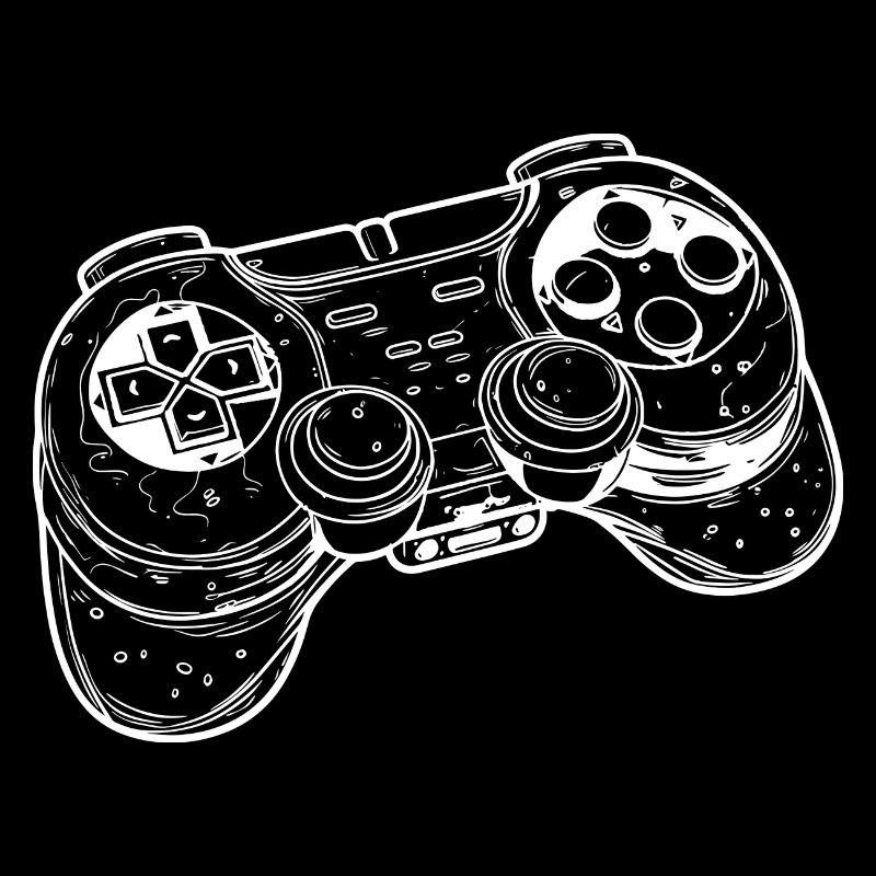 Dessin de manette de jeu vidéo