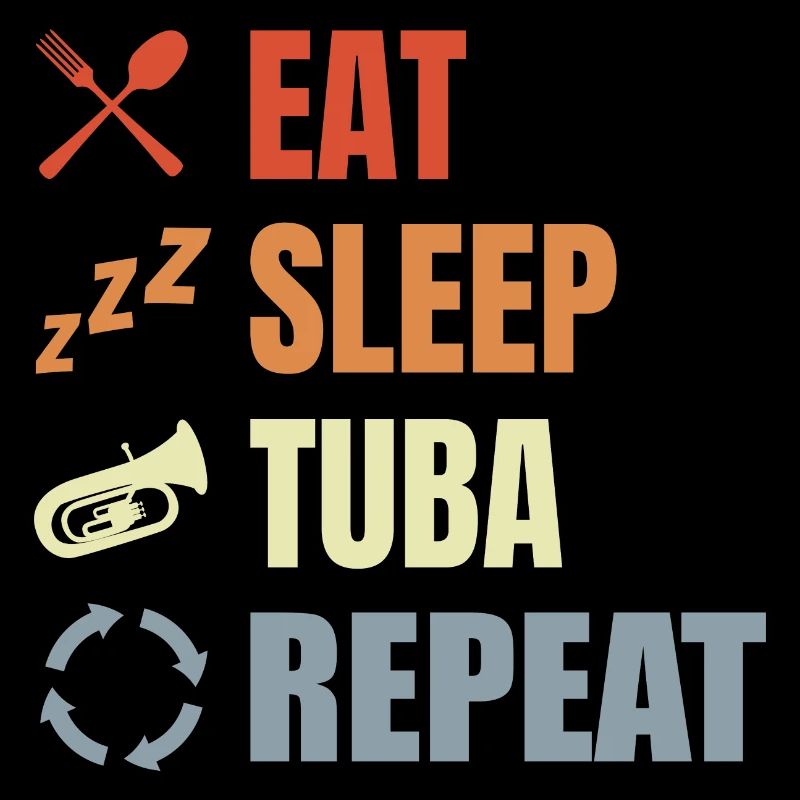 Manger Dormir Tuba Répéter