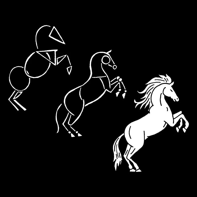 Dessine-moi un cheval blanc