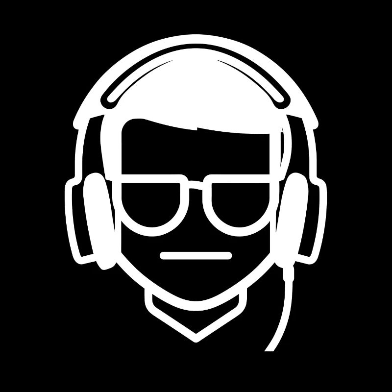Dessin de geek de jeu