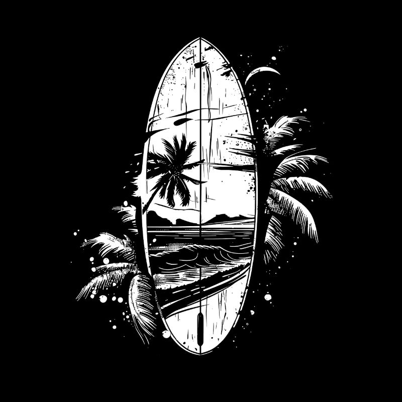 Portrait de planche de surf