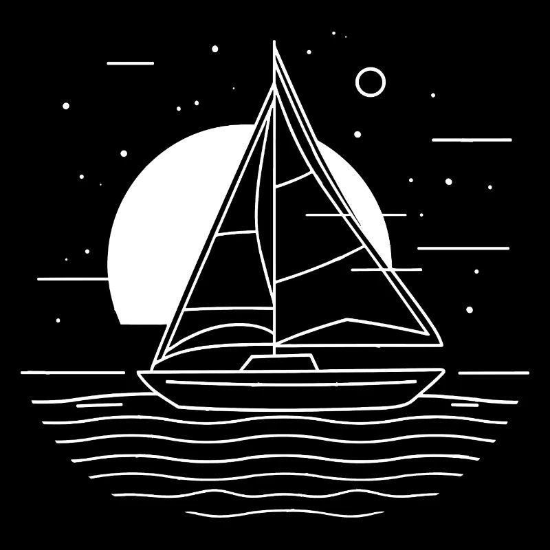 Sailing Drawing