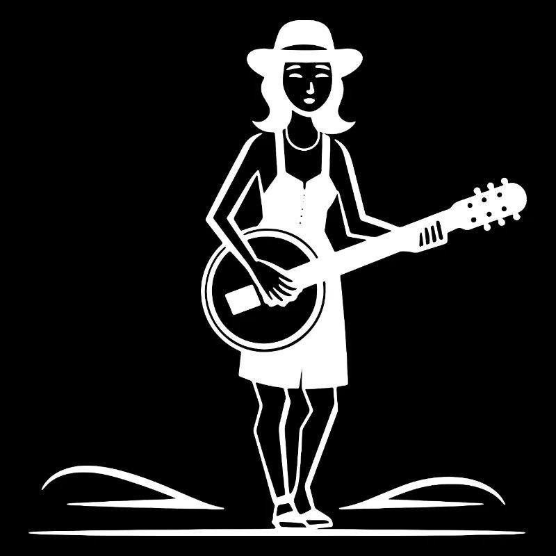 Banjo Player Sketch