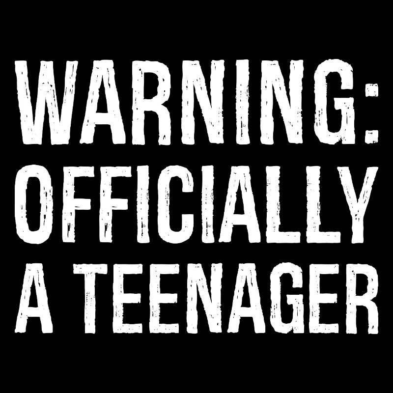 Avvertimento ufficialmente un adolescente