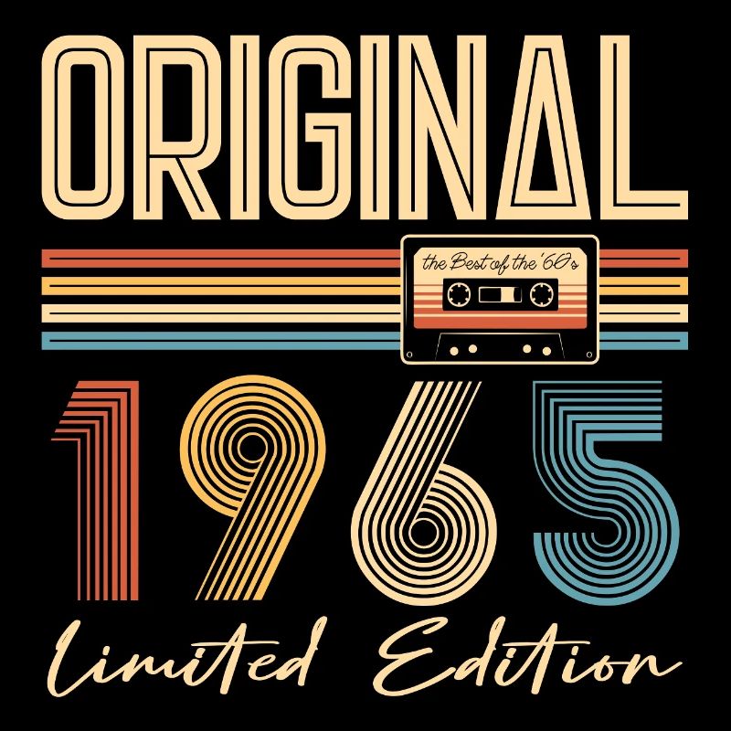60e anniversaire 60 ans original 1965