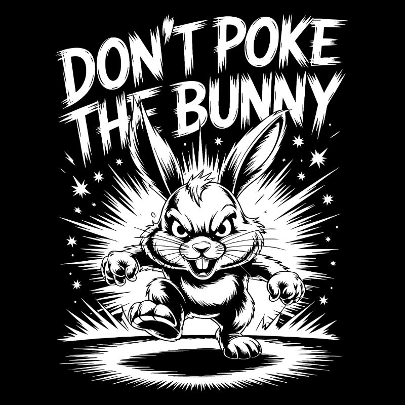 Warning about the aggressive rabbit