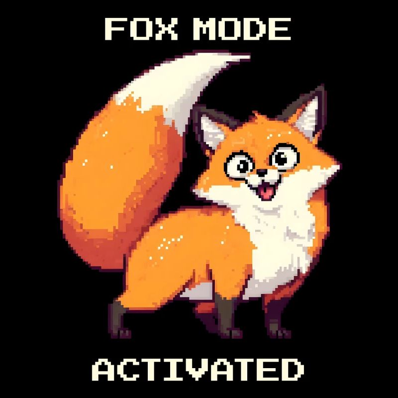 Fox Mode Enabled | derpy fox humor