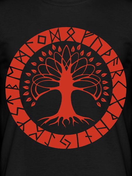 Red Runic Tree