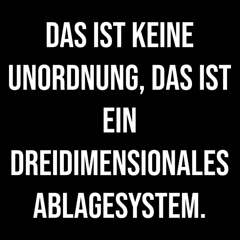 Dreidimensionales Ablagesystem Spruch