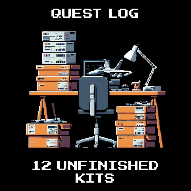 Questlog: 12 unfertige Kits | Modellbau