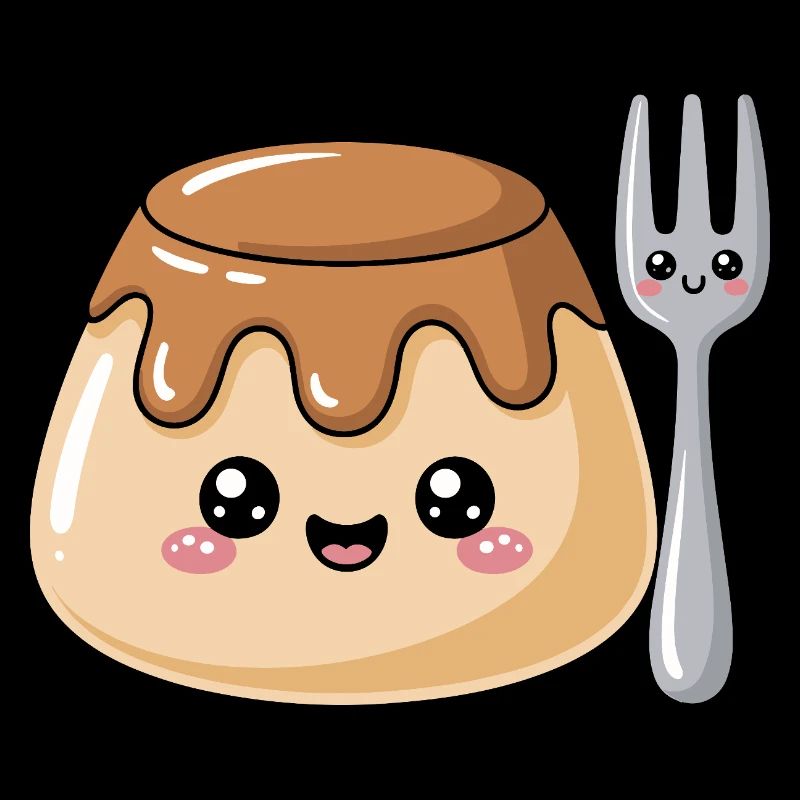 Pudding Mit Gabel