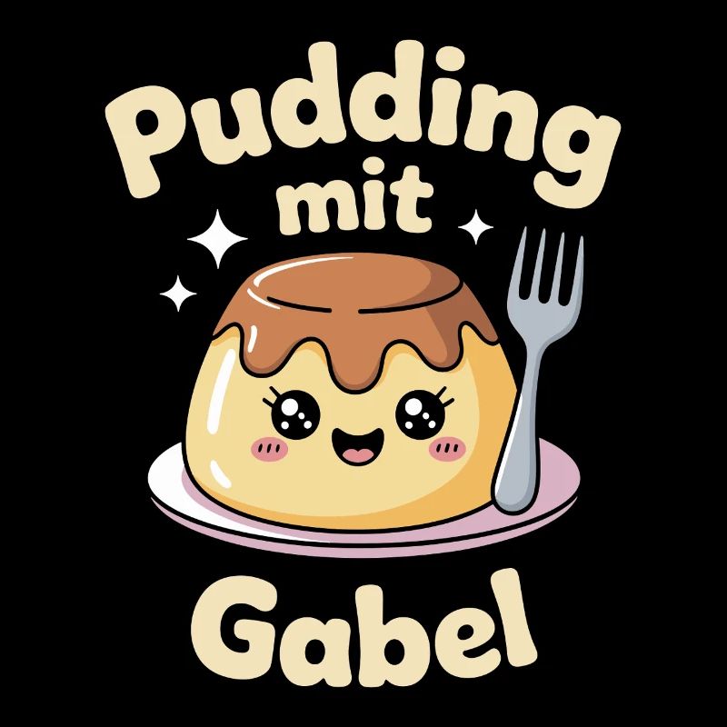 Pudding Mit Gabel