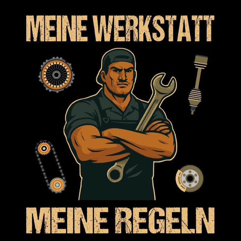 My Workshop – My Rules Mechanic Shirt