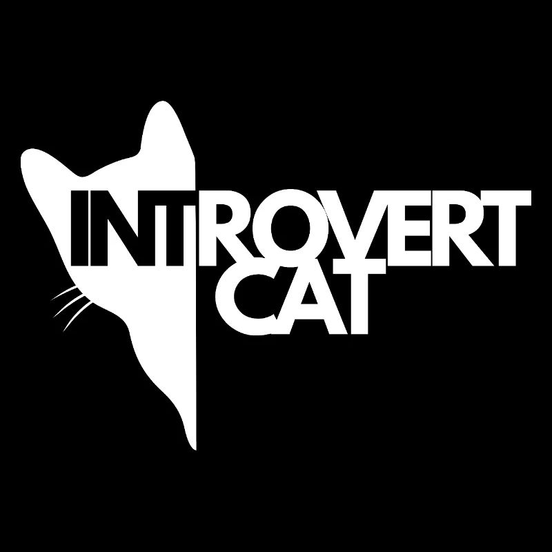 Introverted Cat Contrasting Silhouette