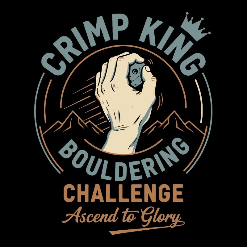 Crimp King Bouldering Challenge Ascend to Glory