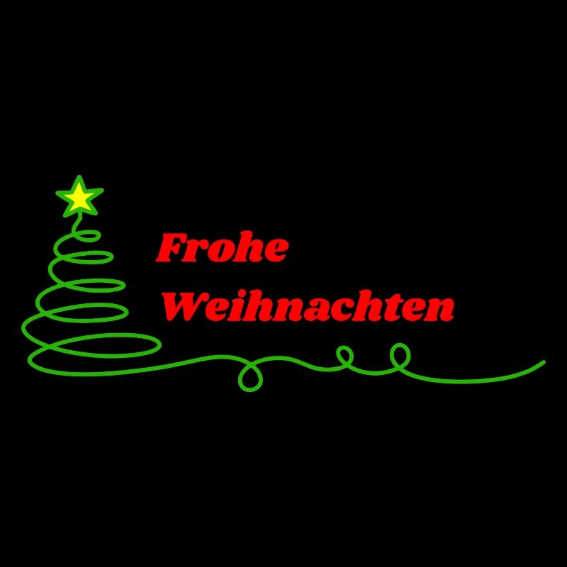 Frohe Weihnachten - Minimalistisch