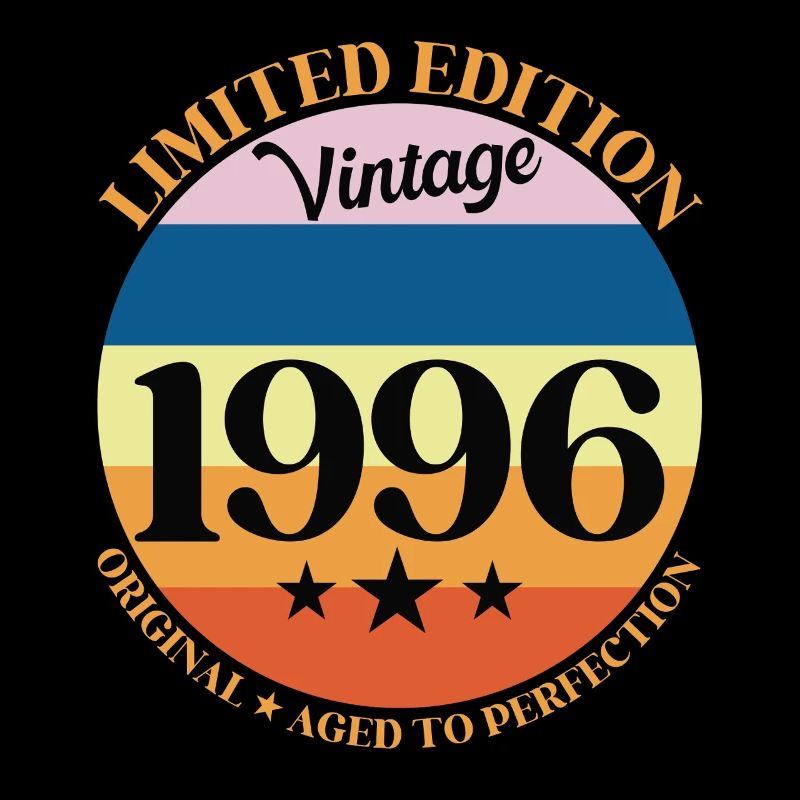 1996 Vintage-Geburtstagsgeschenk 96 Geburtstag