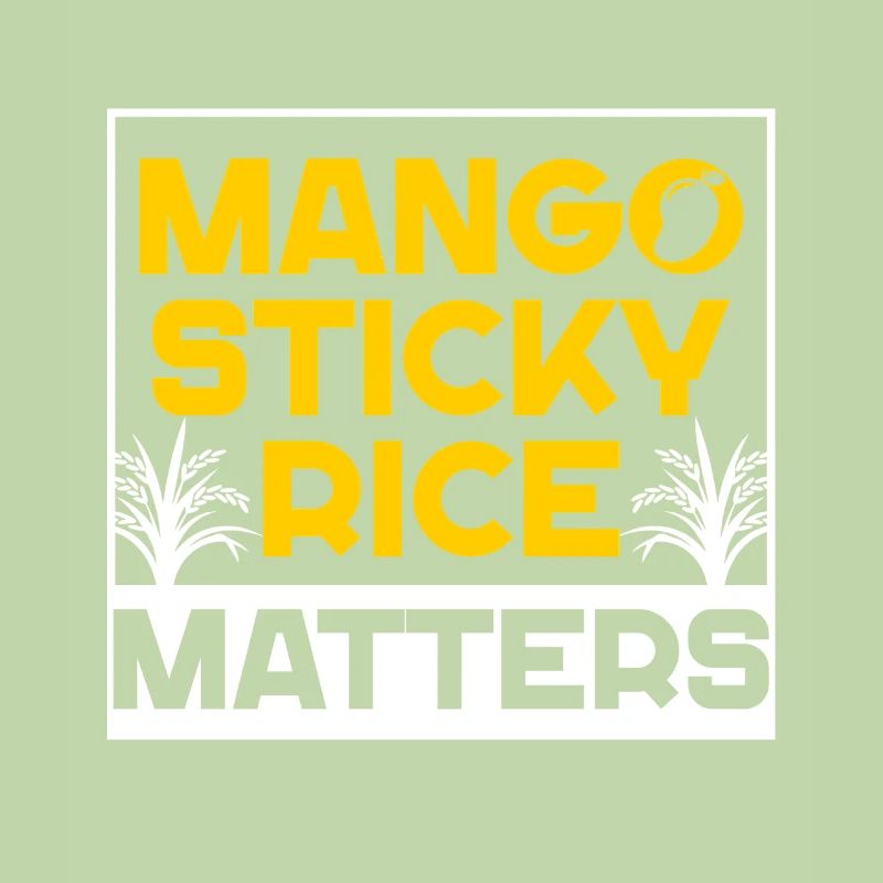 Riz gluant à la mangue